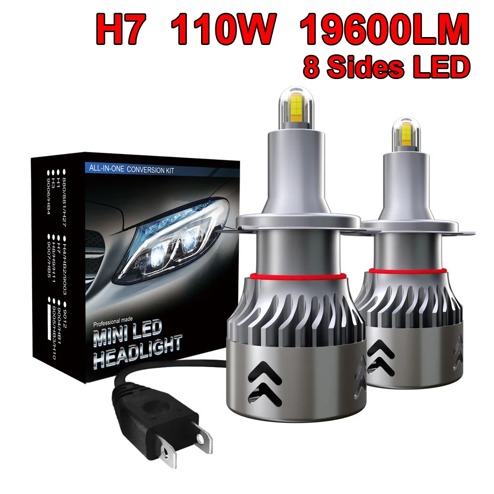 6000K светодиодный свет лампы Набор автомобилей мотоциклов Замена супер яркий DC9V-36V