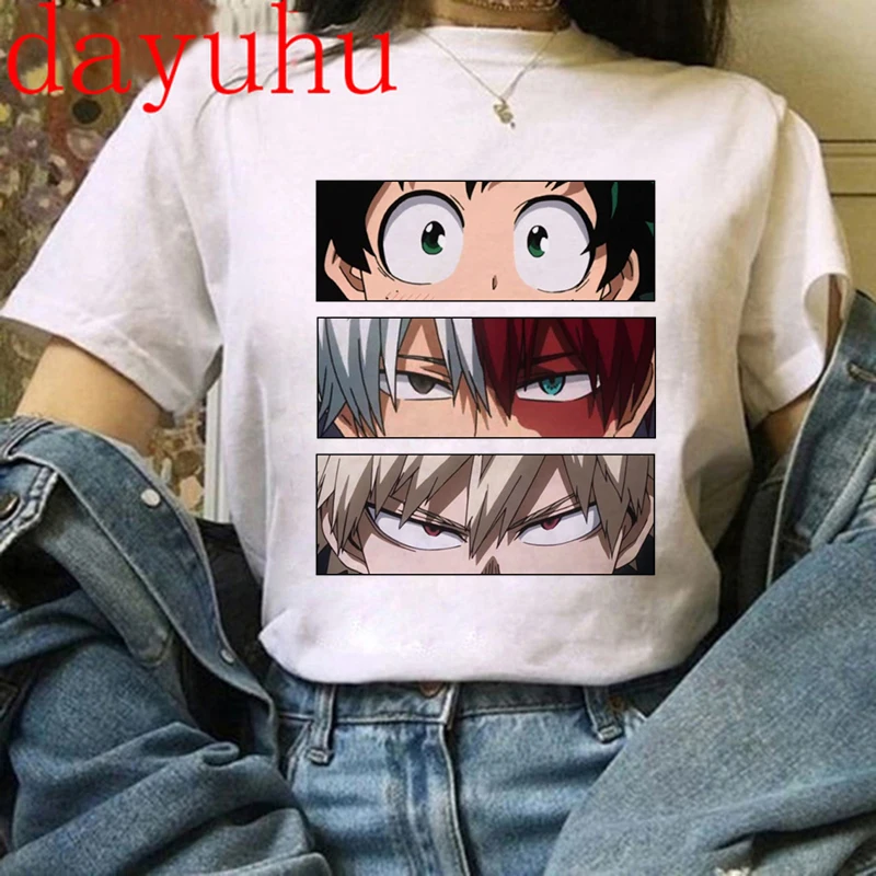 My Hero academic Футболка Мужская модная футболка Boku No аниме Kawaii химико Тога футболки с