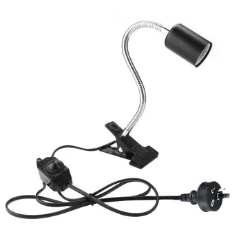 

Pet Heating Bulb Holder Temperature Adjustable Clamp Reptile Lamp Stand AU Plug