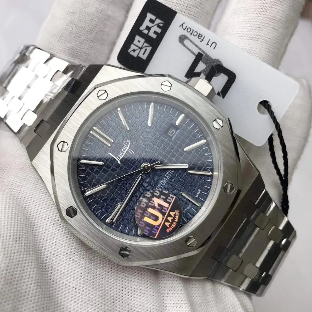 

Luxury Brand Men Automatic Mechanical royal Blue dial Watches Drive Sapphire Sport AP Watch AAA