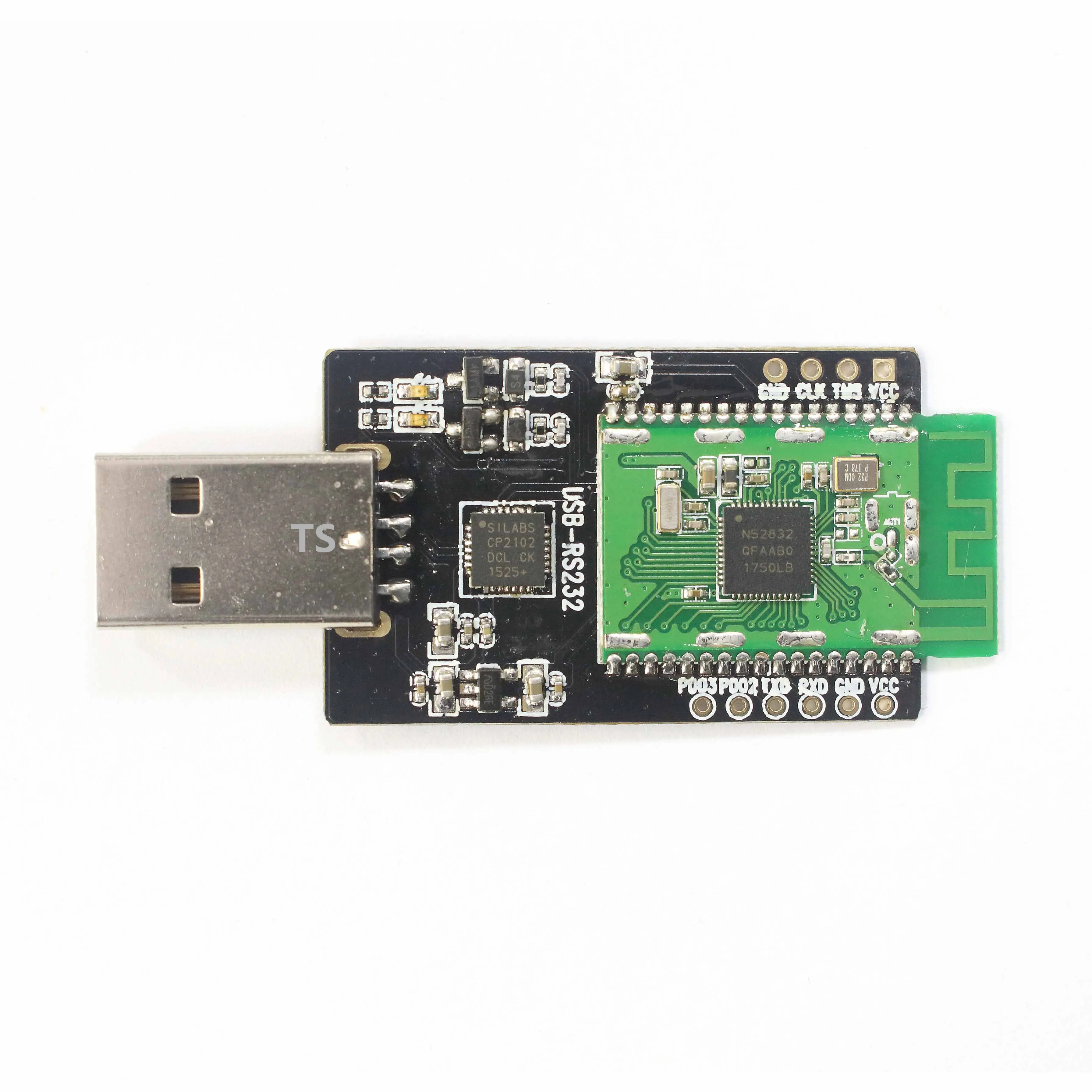 Модуль nRF52832 последовательная объединительная плата USB 2 4G Bluetooth BLE5.0 Прозрачная