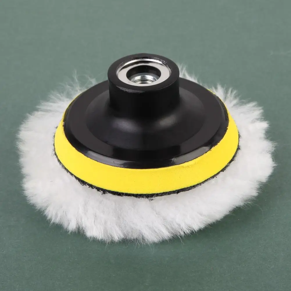 Car Polishing Pad Car Polish Pad Polishing Wheel Kit 7 Pcs 3 inch Buffing Pad Auto Car Polishing Wheel Kit Buffer + M14 Drill Adaptor Thread Wheel Kit Buffer Car Accessories