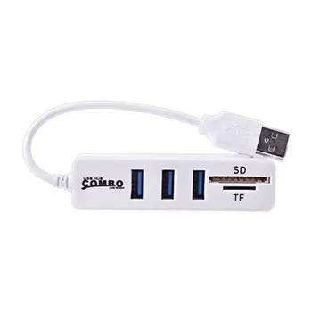 

Mini USB Hub 3.0 Multi USB 3.0 Hub USB Splitter 3 Port Hub With TF Card Reader 6 Port 2.0 Hab Adapter For PC Accessories New
