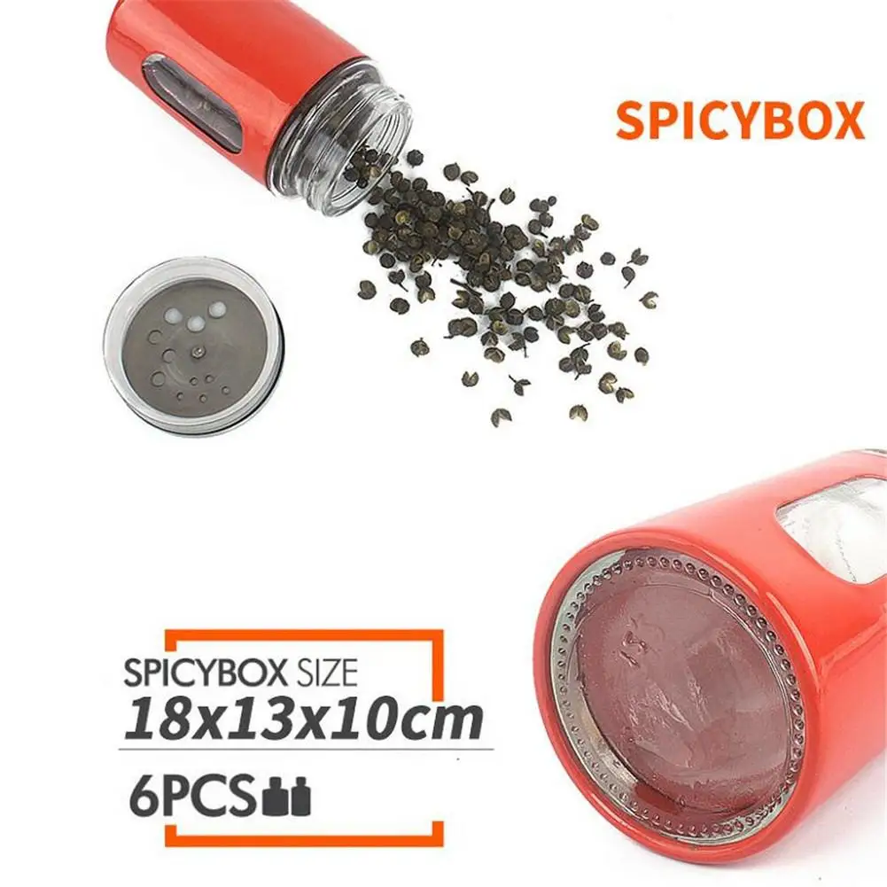 MeterMall Outdoor Condiment Bottle Set Sainless Steel Camping Barbecue Kitchen Accessory