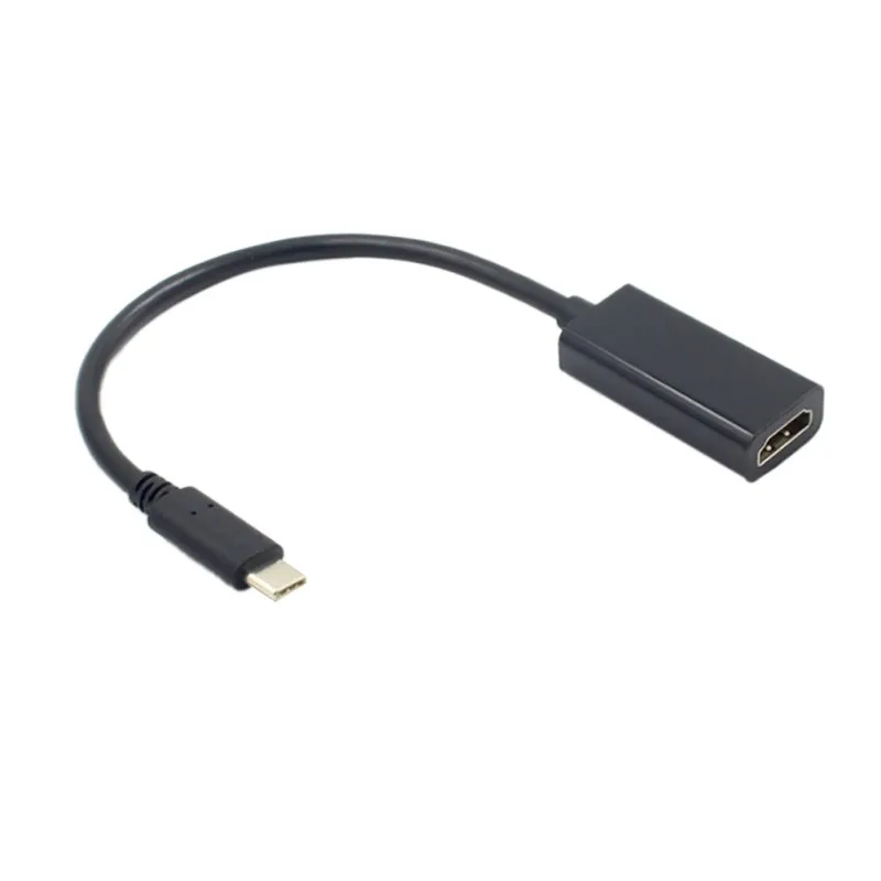 Тип C мужчина к HDMI Женский адаптер переходник USB C на HDMI адаптер кабель 4K 60Hz USB 3,1 USB C преобразователь