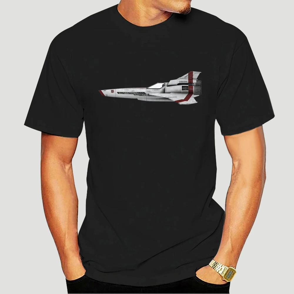 Открытый простор Гадюка истребитель Sc Fi Мужская футболка Shirt-2719D | одежда