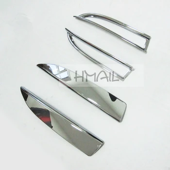 

FREE SHIPPING korando 2014-15 front fog light/rear fog lamp cover car-styling ABS chrome fog light decorat accessories stickers