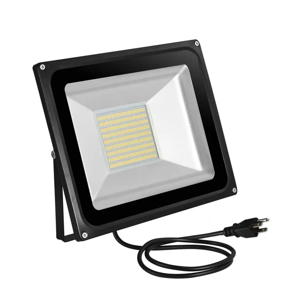 30W US Plug LED Flood Light Cool/&Warm White Outdoor Lamp Garden Lighting 12-110V