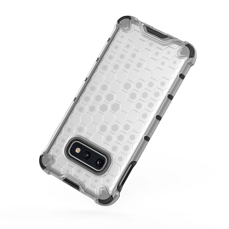 Гибридный ТПУ+ ПК защитный прозрачный чехол с Сотами для samsung Galaxy M30S A20S A10S Note 10 Plus A70 A40 A10 чехол