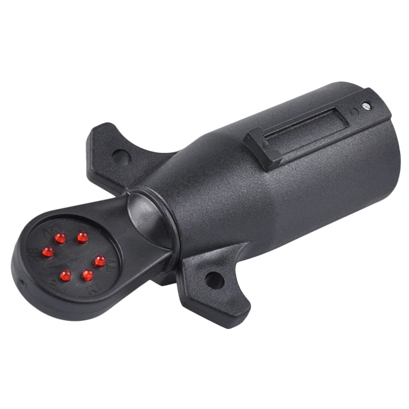 7 Way Rv Led Connector Tester Trailer Wiring Circuit Hitch Towing Plug