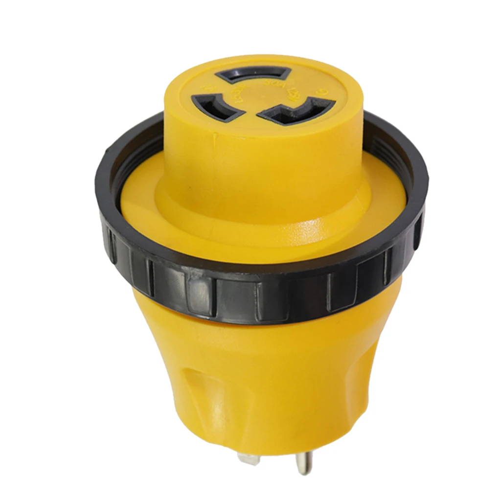 Rv Electrical Locking Adapter 15a Male To 30a Female 125v Twist Lock