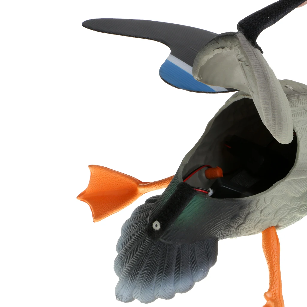 Hunting Duck Decoy Electric Flying Duck Decoy Remote Control for Garden Backyard Decoration Ornament Hunting Decoy