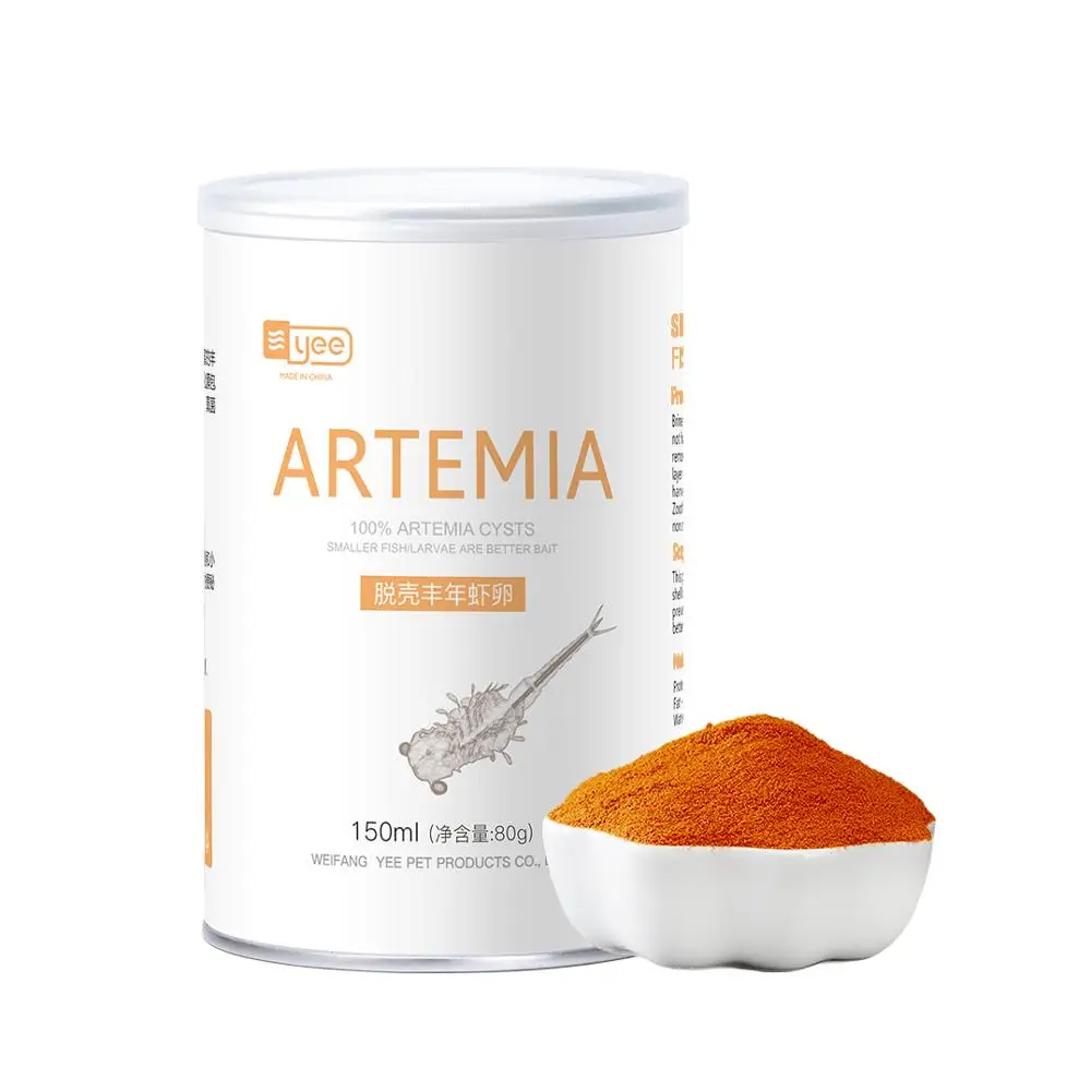 Яичная Артемия YEE Brine инкубаторное яйцо с креветками детское Рыбное питание