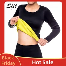 Sfit для женщин и мужчин, хит, пот, сауна, корректоры для тела, футболки для похудения, потеря веса, тренажерный зал, Йога, Спорт размера плюс, талия, спортивная одежда, тренировочный топ
