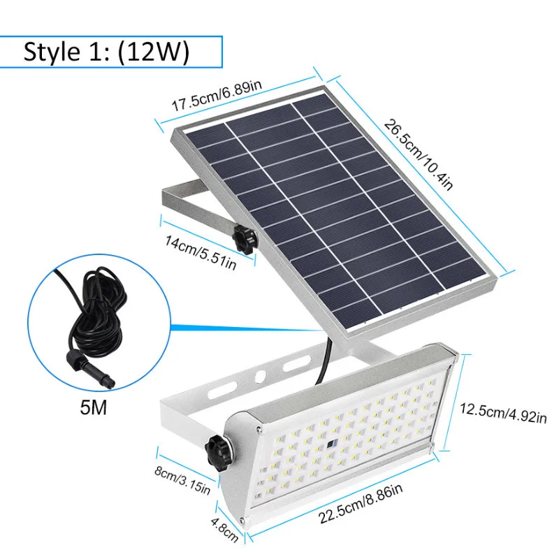 65 светодиодов Солнечный свет супер яркий 1500лм 12 Вт прожектор беспроводной Открытый водонепроницаемый сад солнечной энергии лампы с дистанционным управлением