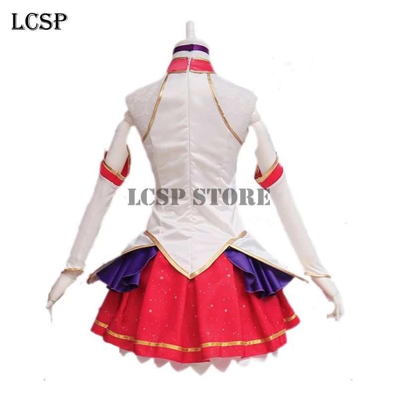 LCSP Ahri костюм для косплея с рисунком лисы, Игровая форма выходной костюм одежда