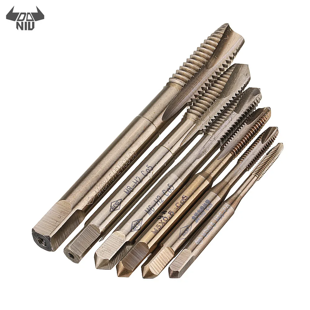 Daniu M3m10 Hss Co M35 Machine Sprial Point Taps Metric Screw Tap