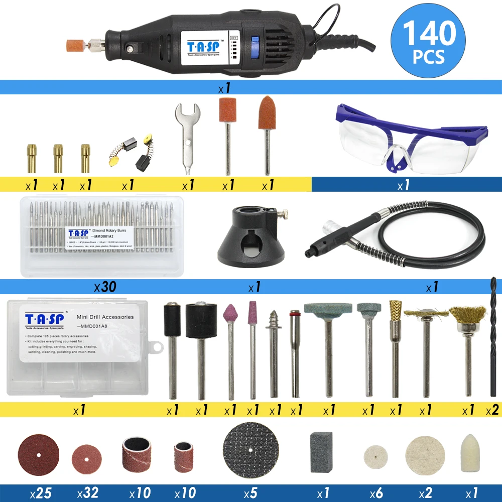 Electric Mini Drill Set Rotary Tool 