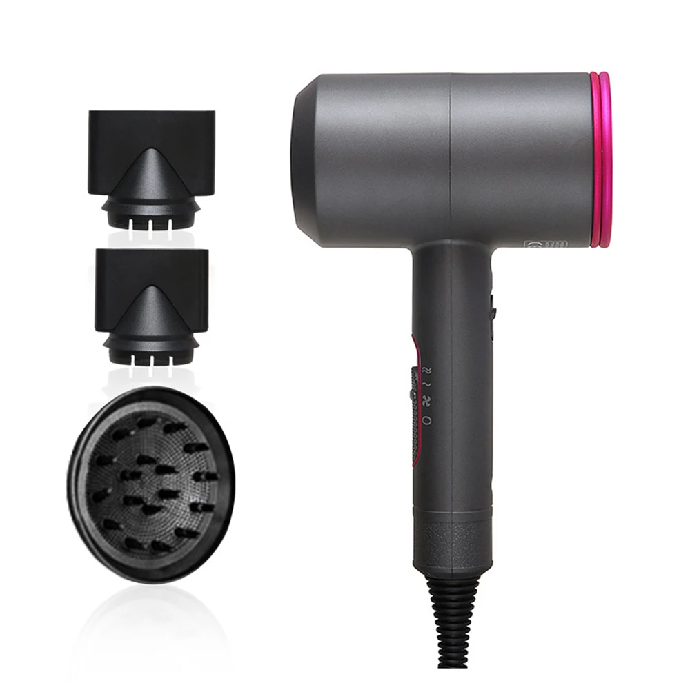 Hair Dryer Hot and Cold Wind with Diffuser Conditioning Powerful Hairdryer Motor Heat Constant Temperature Hair Care Blowdryer