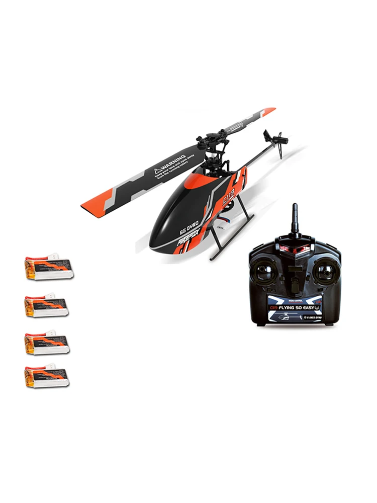 With More Batteries FIREFOX C119 RC Helicopter 4CH 6 Axis Gyro Flybarless RTF 2.4GHz VS WLtoys V911S Upgrade Edition