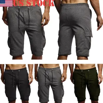 

Men Sport Short Pants Men Pants for Sport Training bodybuilding 2019 summer casual Workout Fitness GYM Mens Trousers Hot sale