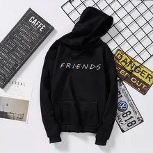 Мужские толстовки с капюшоном, осенние толстовки с принтом друзей, мужская толстовка с капюшоном, уличная одежда, длинное пальто