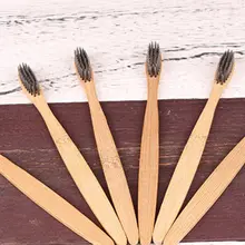 5 шт./компл. Портативный Зубная щётка свежее дыхание бамбука для взрослых мягкие щетинки зубной щетки GXMC