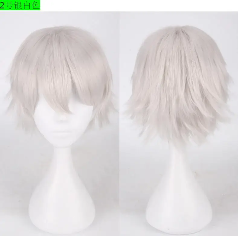 30CM 20 Colour Game Persona 5 Kurusu Akira Short Wig Cosplay Costume Heat Resistant  Hair Joker Amamiya Ren Men Wigs