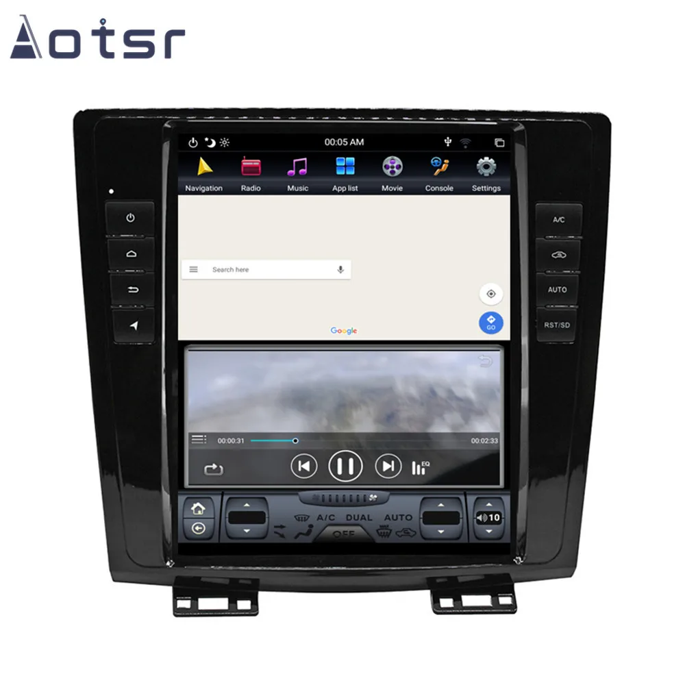 Clearance Tesla style px6 Android 8.1 4+64G Car DVD Player GPS Navigation For GREAT WALL Haval H6 2015+ multimedia audio radio recorder 2