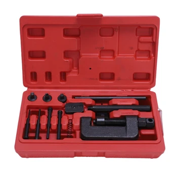

HOT-Motorcycle Chain Splitter Breaker Motorbike Riveting Tool Heavy Duty Link O-ring