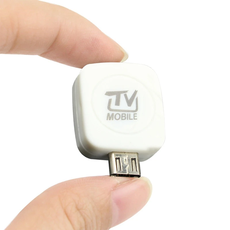 FULL-Mini Micro-USB DVB-T цифровой мобильный ТВ-тюнер приемник для Android телефон/планшет белый