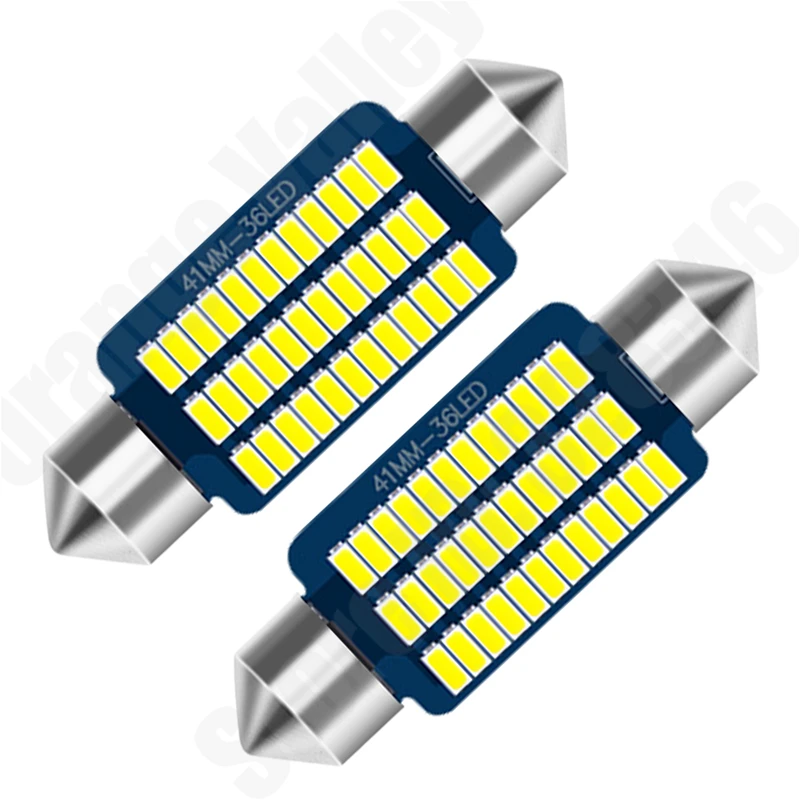 Festoon c5w LED 31 36 39 41 mm 21 30 36 led , 3014 SMD   ڵ ׸  DC 12V, 10 