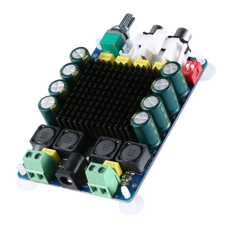 Tda7498 класс-D высокой мощности Цифровой усилитель доска 2X100 Вт усилители Поддержка двух каналов стерео усилитель