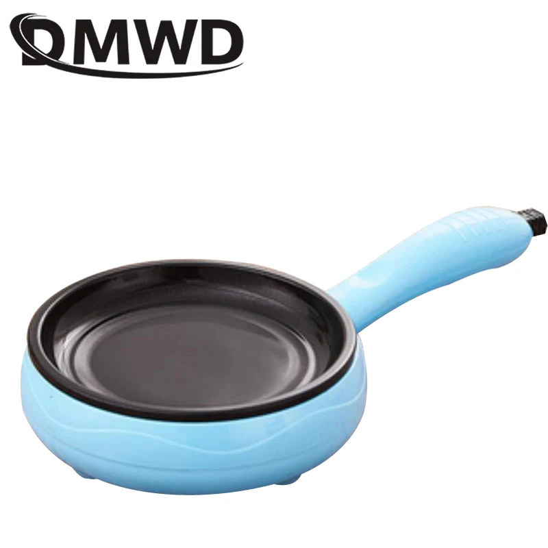 Multifunctional Mini Electric Egg Omelette Cooker Eggs Boiler Food Steamer Breakfast Pancake Fried Steak Non-stick Frying Pan EU 3