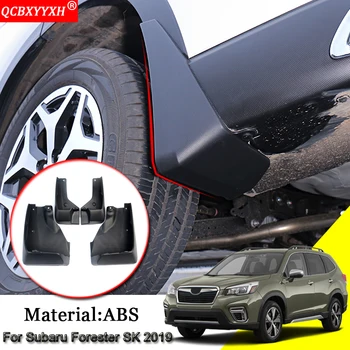 

Car Styling ABS Mud Flaps Splash Guard Mudguard Mudflaps Fenders External Decoration Car Accessories For Subaru Forester SK 2019