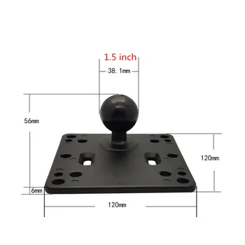 

Aluminum 1.5 inch Ballhead Holder Motorcycle Bike Round Base Ball Mount Head for Ram Mounts for Gopro GPS Cellphone