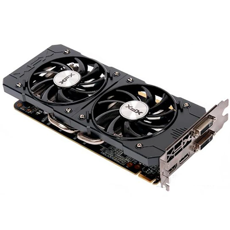 Placa de Vídeo Placas de Tela Mapa do Jogo Original 4gb Amd Radeon 370x Gráfica Gpu Desktop pc Pci-e Videocard Xfx r7 r9 370 - Imagem 3