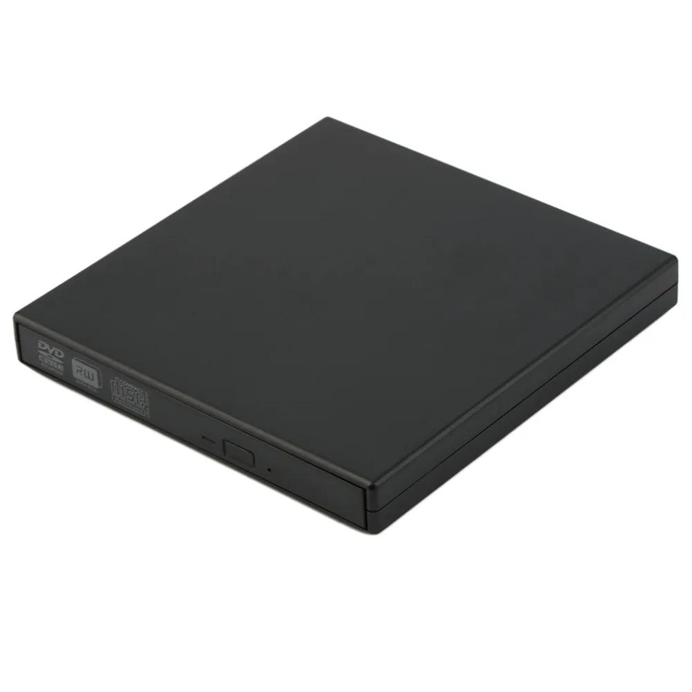 Черный USB 2,0 внешний CD+-RW DVD+-RW DVD-RAM горелка привод писатель для портативных ПК