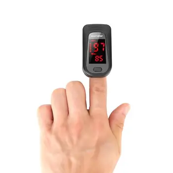 

Oxygen Saturation Monitor Pulse Oximeter Blood SpO2 PR Monitor for Adult Finger C6UE