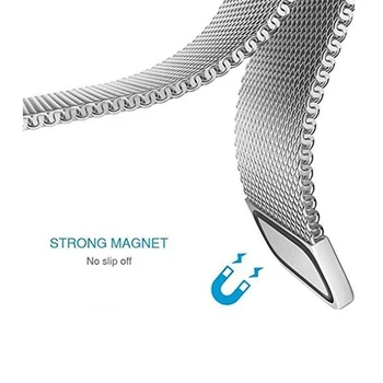 

Smart Watchband Loop Magnetic Stainless Steel Watch Strap Replacement Watches Band For Xiaomi Huami Amazfit Youth Bit PUO88