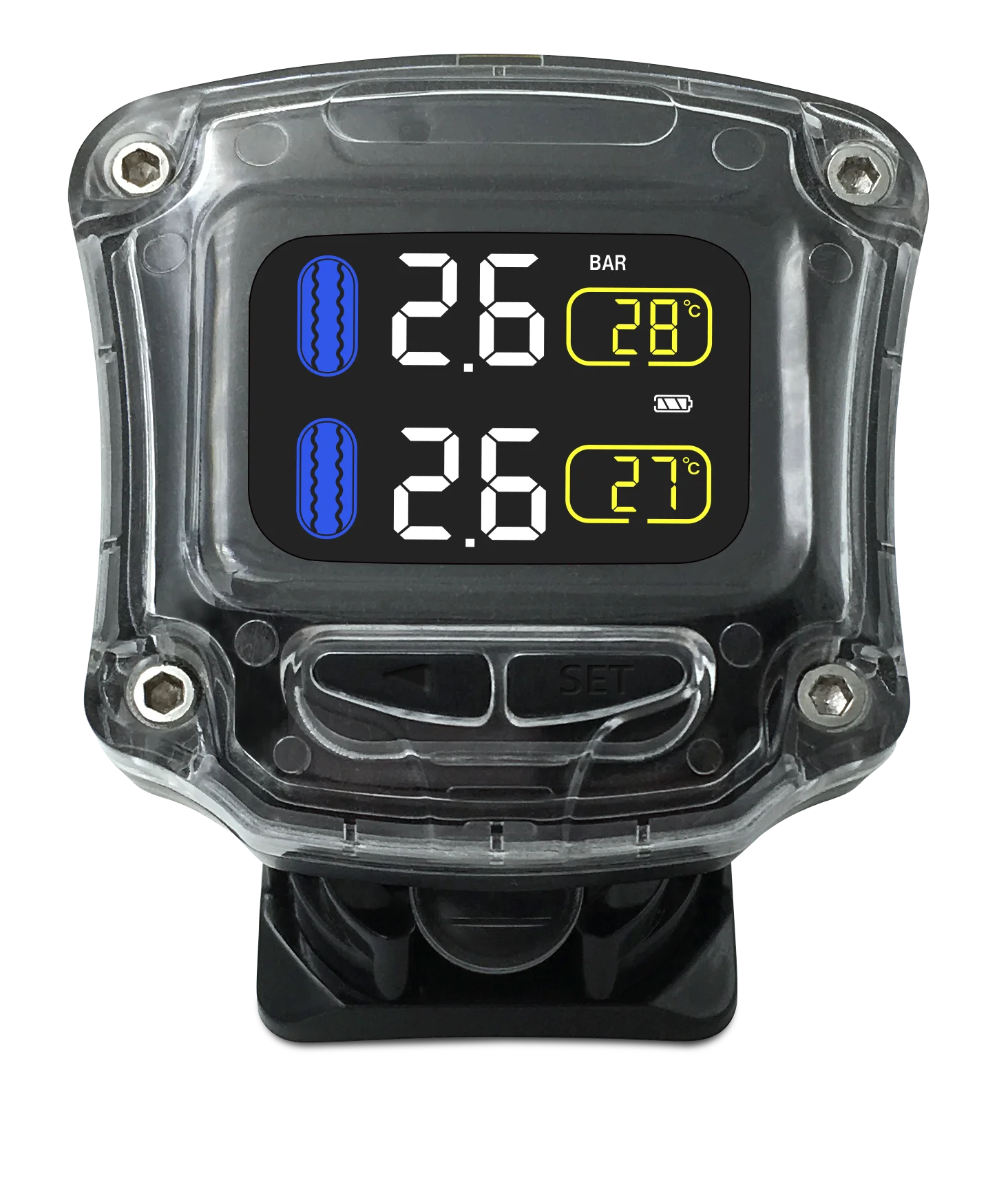 CARCHET M3 мотоциклетный беспроводной водонепроницаемый TPMS система контроля давления в шинах велосипедный Двигатель шина Автосигнализация датчик мото инструменты