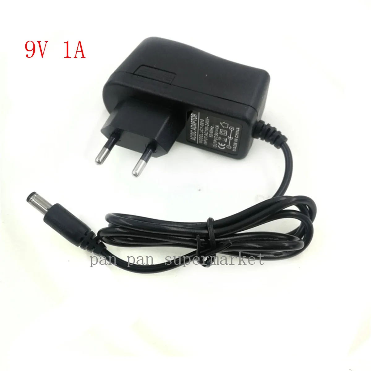 1 шт. 100-240 В AC в DC адаптер питания для зарядного устройства 9 В 0.5A 1A EU US plug 5,5 мм x 2,1 мм