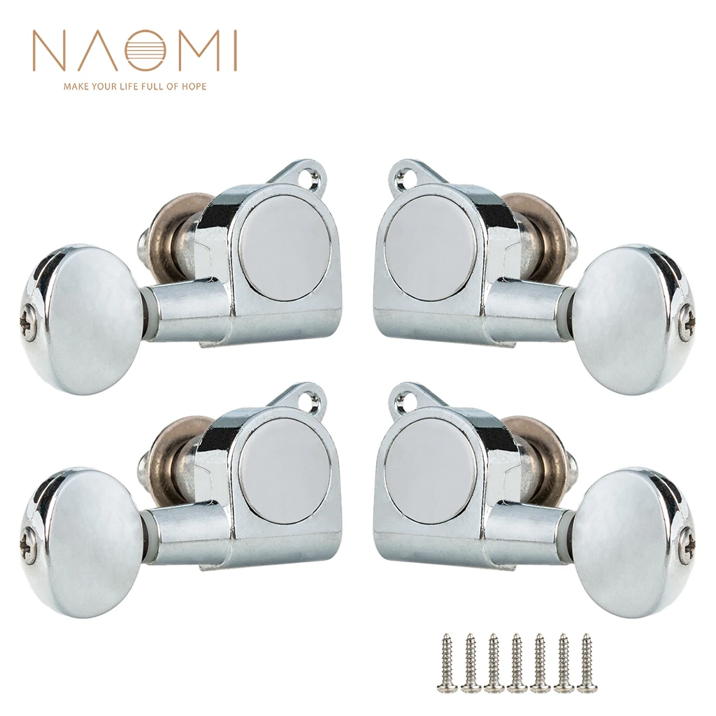 

NAOMI 2R2L Universal Ukulele Tuning Pegs 4 String Guitar Tuning Pegs Machine Heads Tuners Ukulele Parts & Accessories New