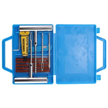 

Auto Repair Tools Emergency Heavy Tubeless Tire Kit Auto Tire Repair Kit Puncture Repair Kit for Van Motorcycle Bicycle Tires