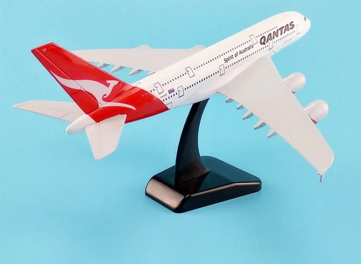 20 см металлическая модель самолета Air Qantas Spirit Of австралийские авиалинии Airbus 380 A380 Airways модель самолета W Стенд самолет подарок