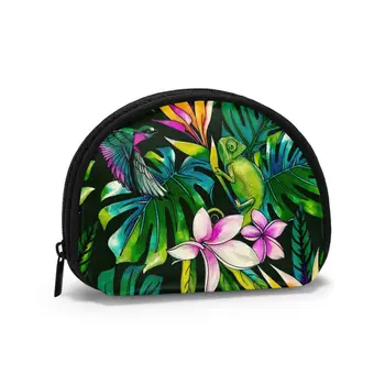 

Humming Bird Lizard Flowers Classic Style Wallet Genuine Wallets Short Purse Card Holder Wallet Woman Fashion High Quality