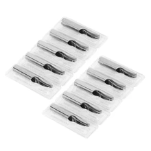 10 профессиональных наконечников сопла из нержавеющей стали для тату-машины