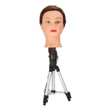 Регулируемая подставка для парика, манекен для обучения парикмахера, зажим для головы, инструмент для укладки волос