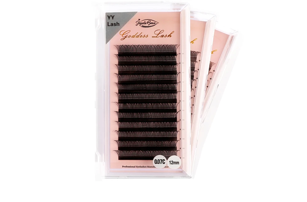 2022 New YY Shape Volume Lashes Y Eyelash Extensions Cilia and Brazilian Volume Cashmere Mink Eyelash Extensions Cilios YY