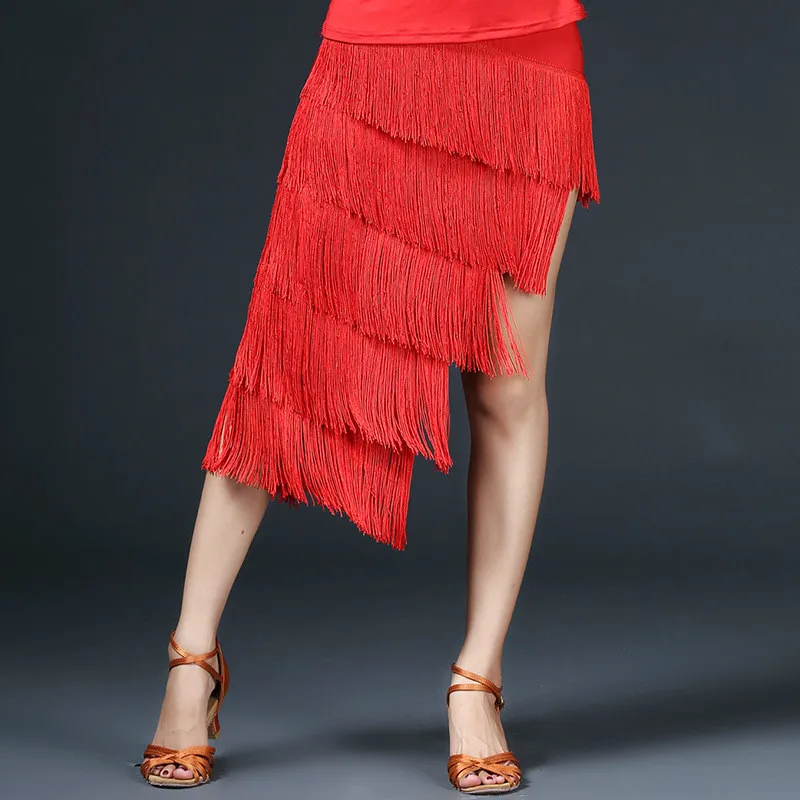 

Dancing Belly Dancing Practice Dresses Social Dancing Latin Slopes Fringed Skirt Performance Dresses Latin Underwear Women